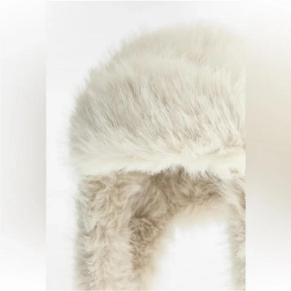NWT Zara faux fur aviator hat 7282/201 - Picture 4 of 6